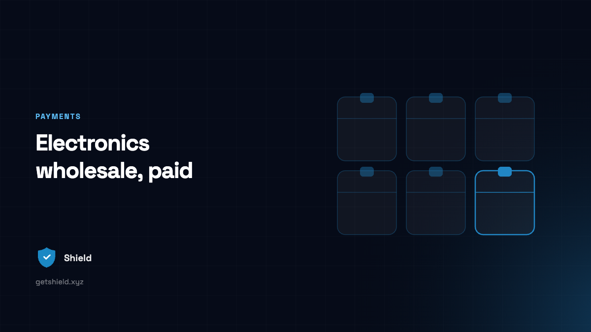 USDT Payments for Electronics Wholesalers: Elite Cellular